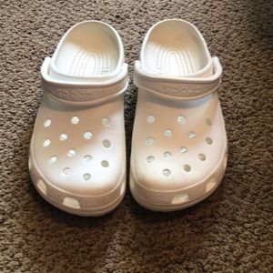 White Crocs